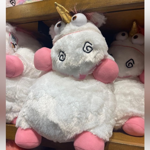 Universal Studios Despicable Me Minion Fluffy Unicorn Pillow Plush